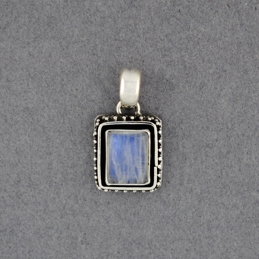 Moonstone Rectangle Pendant