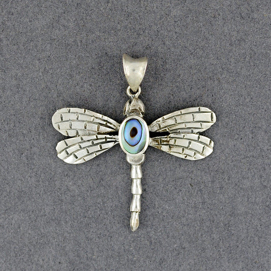 Abalone Dragonfly Pendant