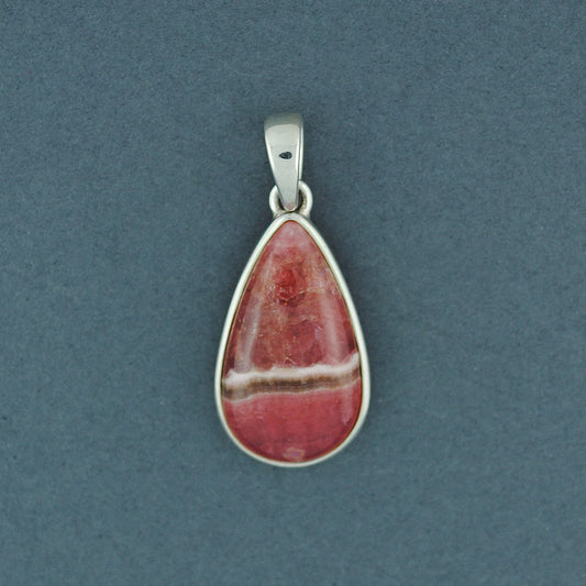 Rhodochrosite Small Teardrop Pendant
