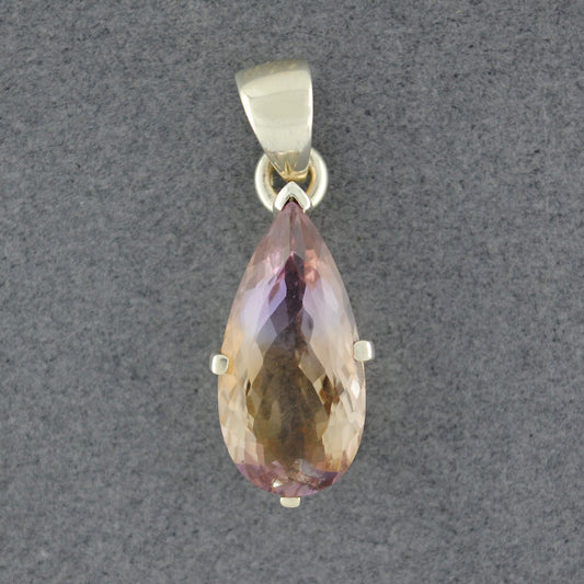 Sterling Silver Ametrine Teardrop Pendant