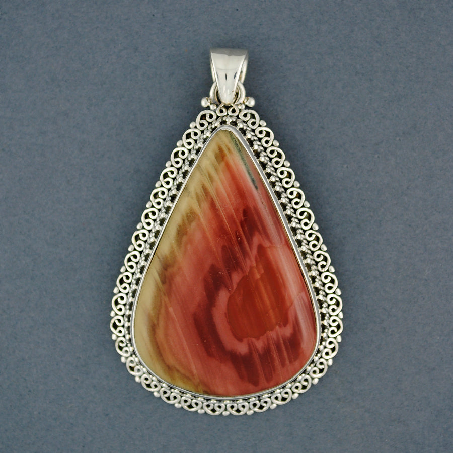 Imperial Jasper Fancy Teardrop Pendant