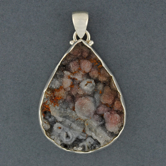 Pink Desert Druzy Pendant