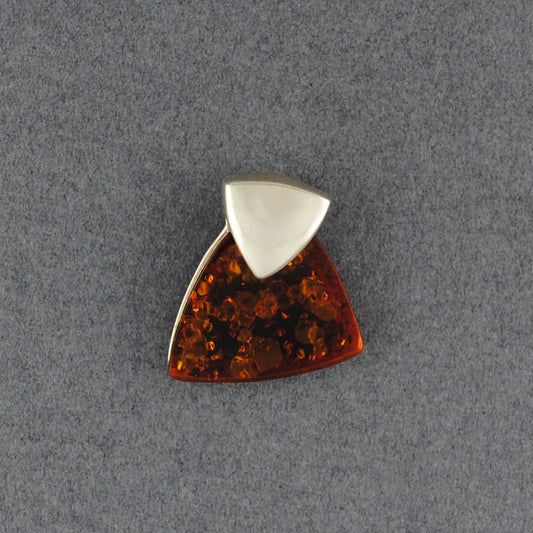 Amber Mod Triangle Pendant