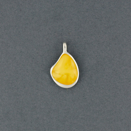 Butterscotch Amber Small Drop Pendant