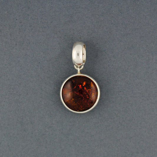 Amber Circle Pendant