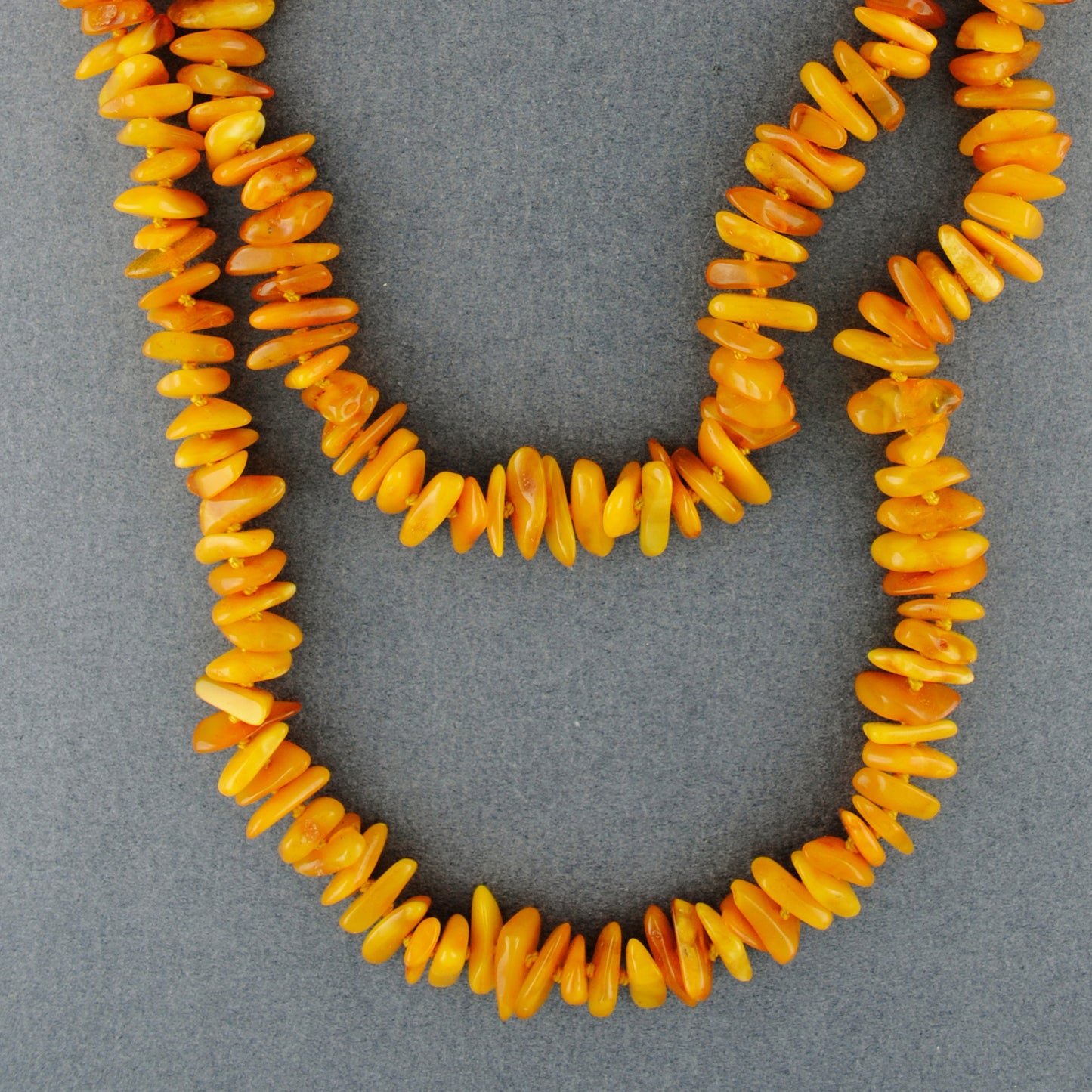 Butterscotch Amber Beaded Necklace