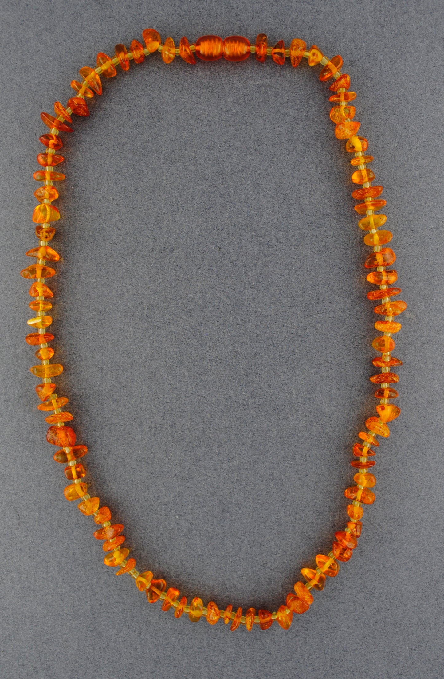 Amber Delicate Beaded Necklace