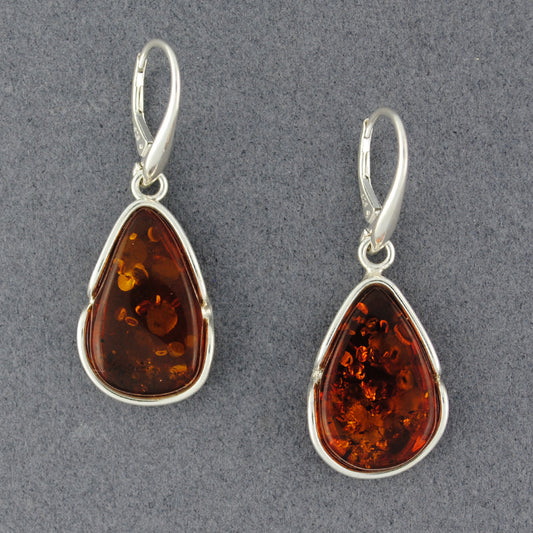 Amber Large Teardrop Earrings