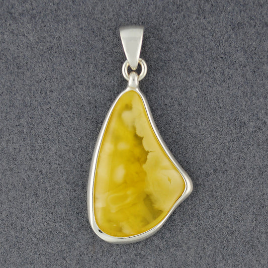 Butterscotch Amber Free Form Pendant