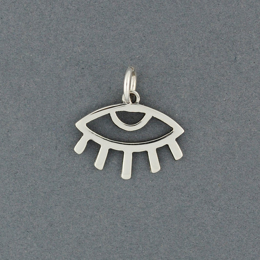 Sterling Silver Evil Eye Pendant