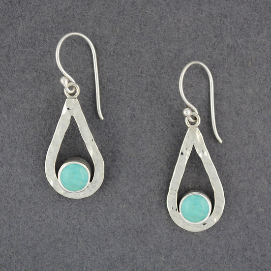 Drop Turquoise Earrings