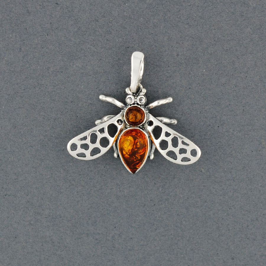 Amber Bee Pendant