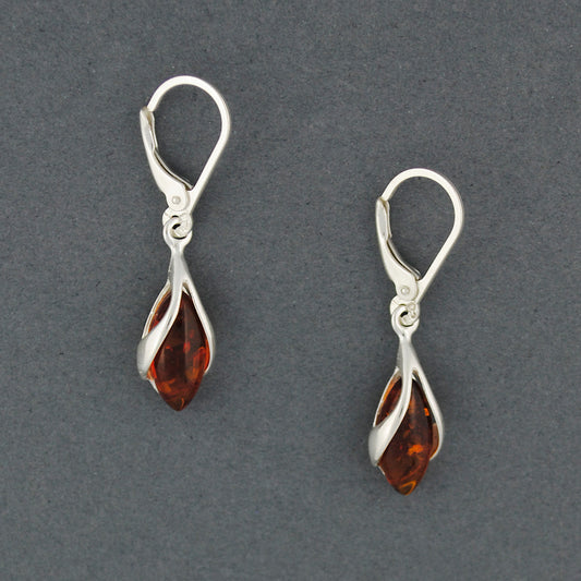 Amber Drop Earrings