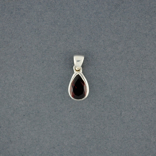 Garnet Mini Teardrop Pendant