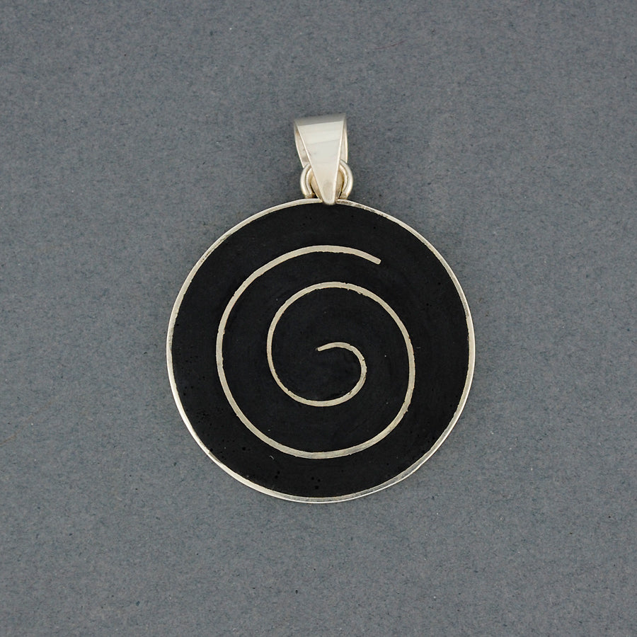 Lava Spiral Pendant