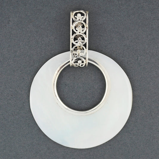 Mother of Pearl Open Circle Pendant