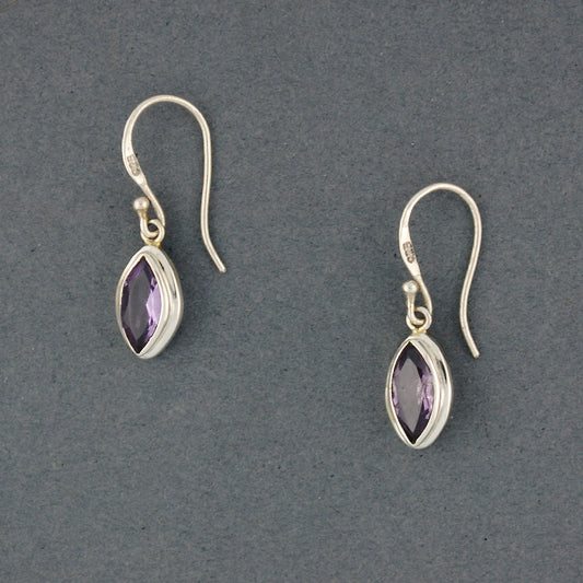 Amethyst Marquis Earrings