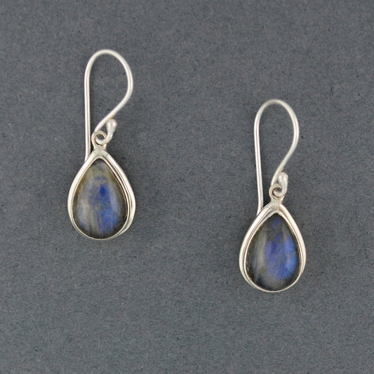 Labradorite Teardrop Earrings