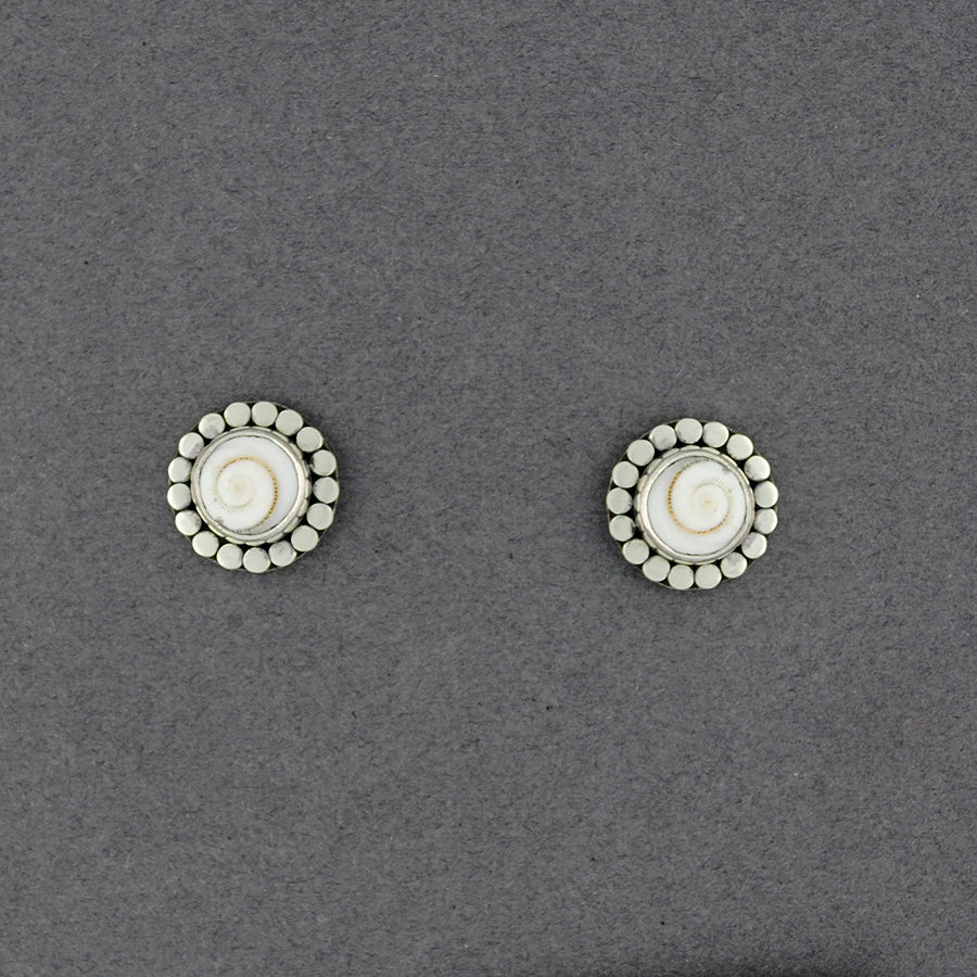 Shiva's Eye Dotted Post Earrings