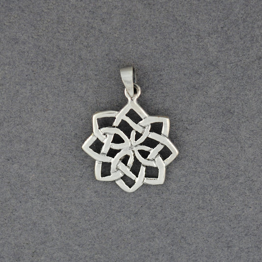 Sterling Silver Celtic Pointed Star Pendant