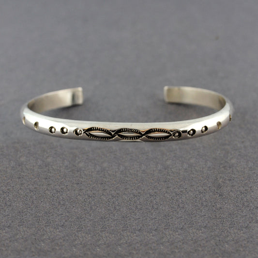 Sterling Silver Native American Cuff Bracelet