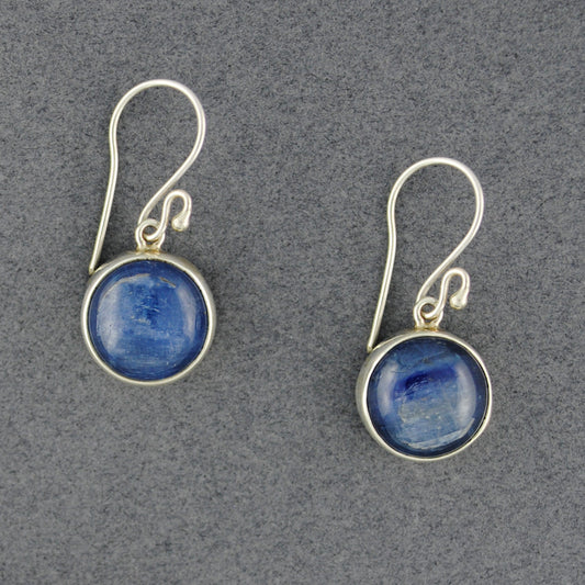 Kyanite Circle Earrings