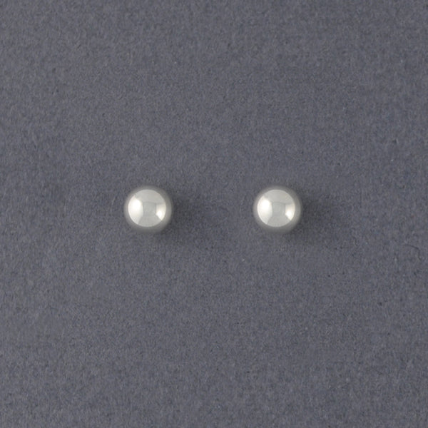 Sterling Silver Sphere Earrings