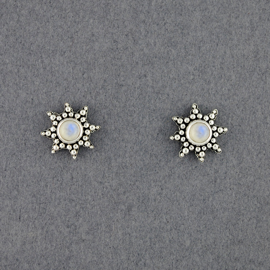 Sunna Moonstone Stud Earrings