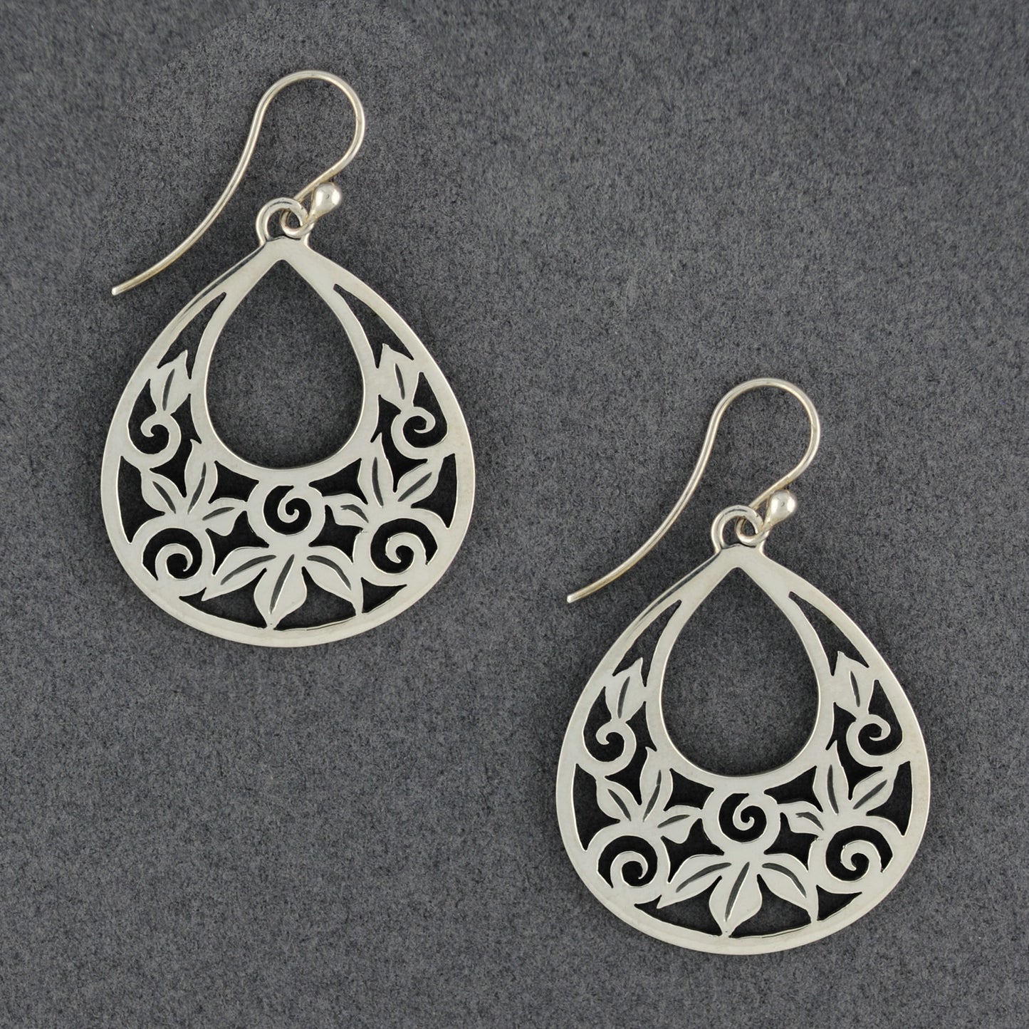 Teardrop Vine Earrings