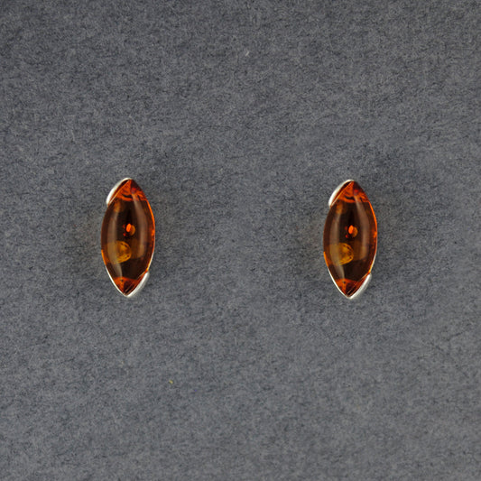 Amber Marquis Post Earrings