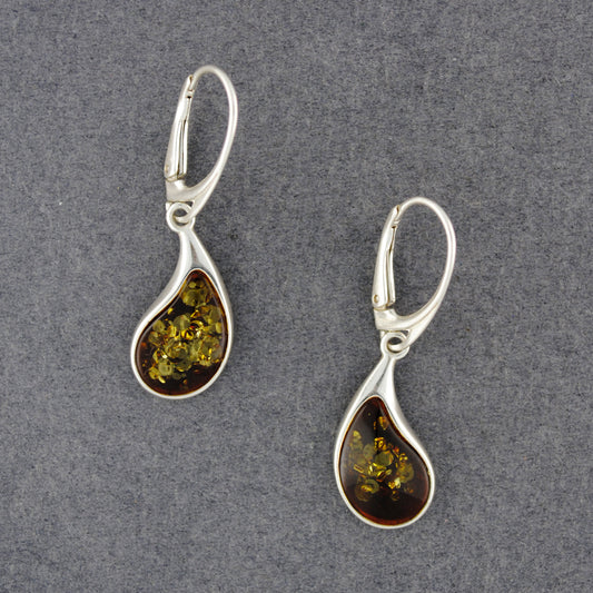 Amber Natural Drop Earrings
