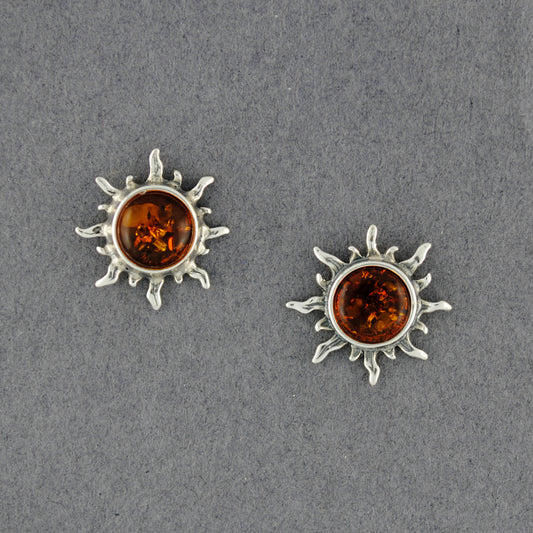 Amber Medium Large Post Earrings