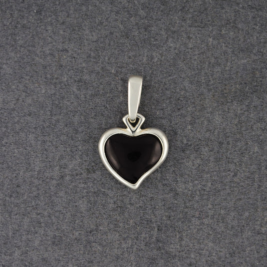 Cherry Amber Small Heart Pendant