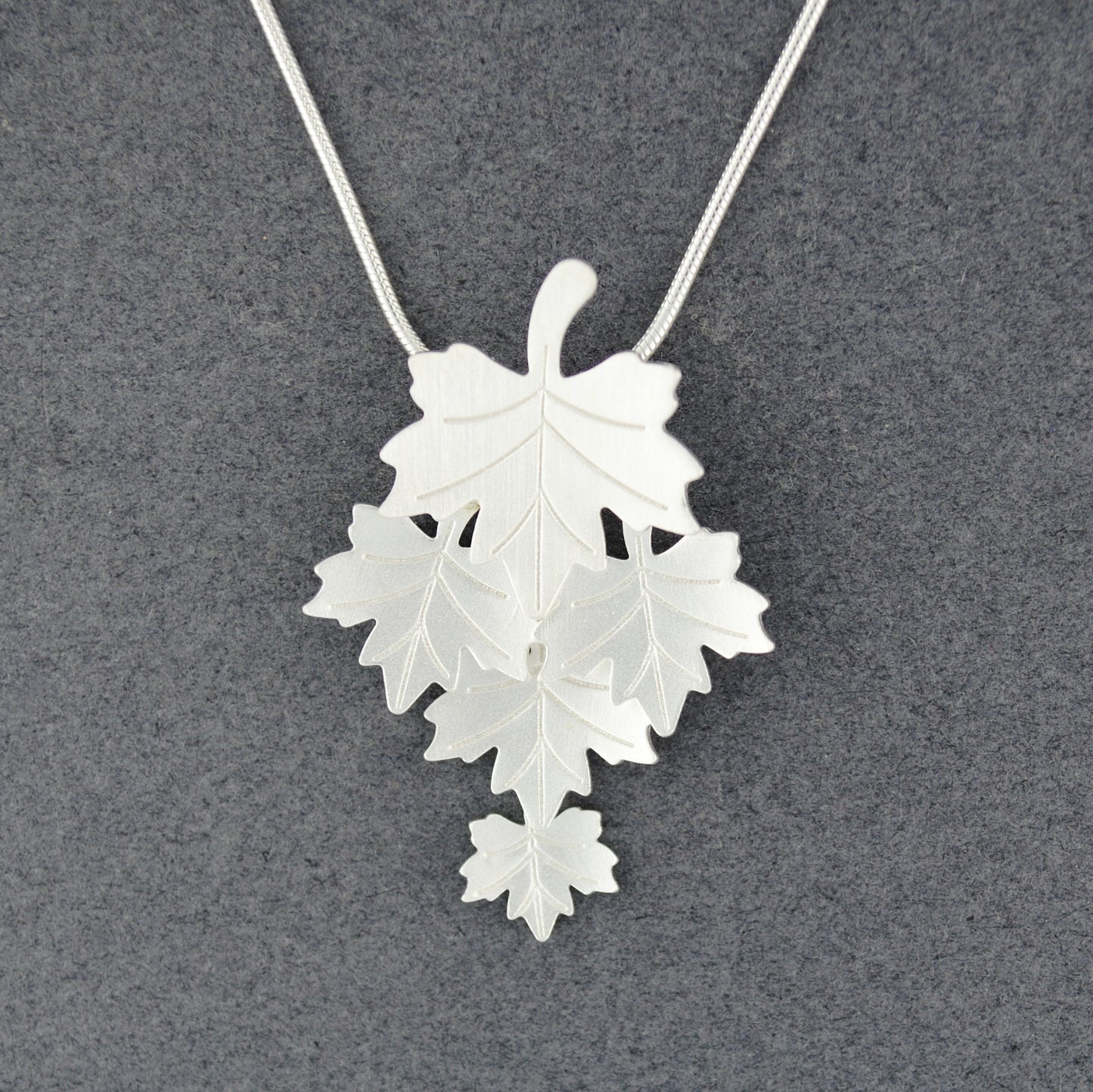 Cascading Maple Leaves Pendant