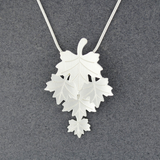 Cascading Maple Leaves Pendant