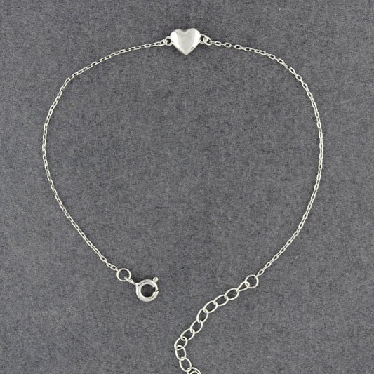 Sterling Silver Mini Heart Bracelet