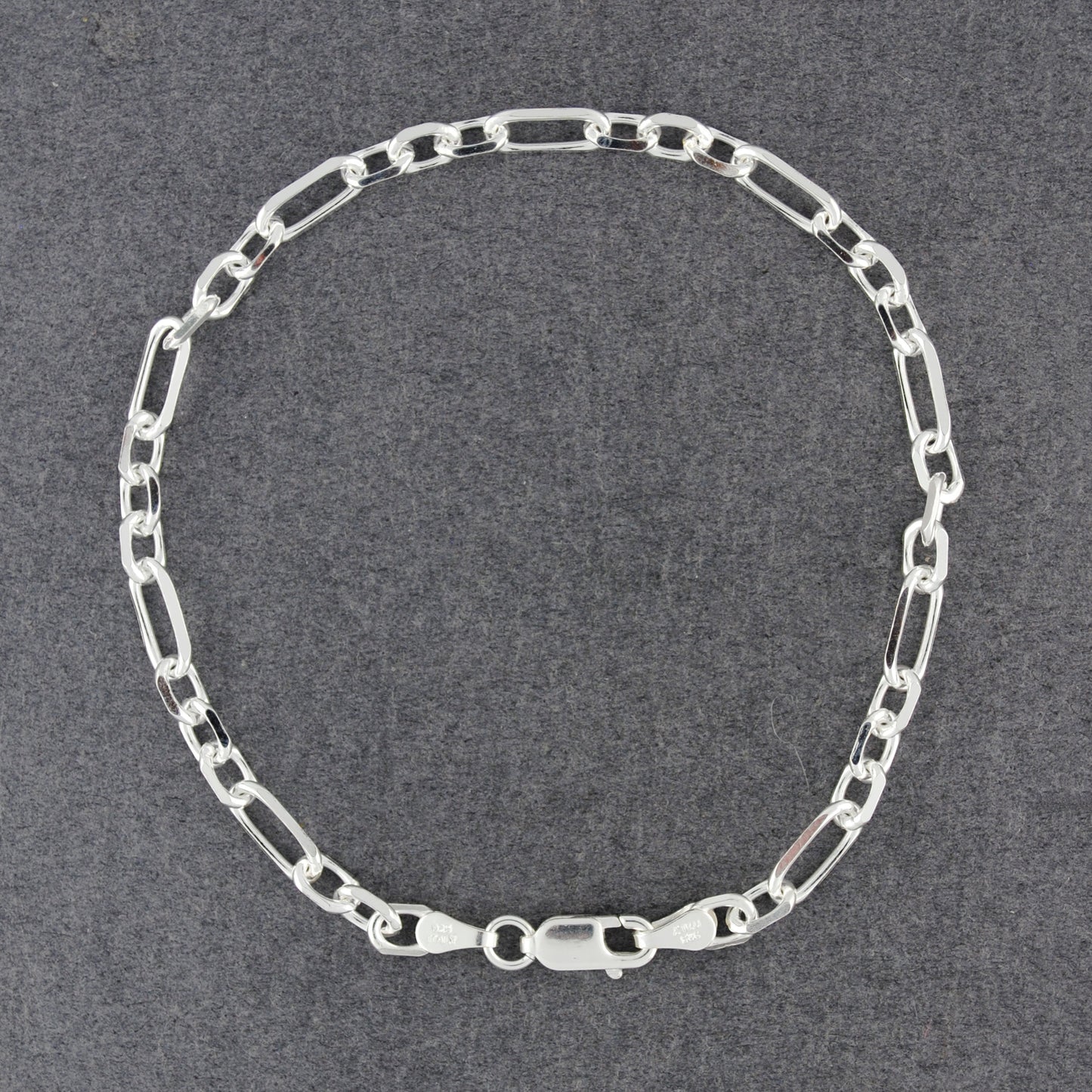 Sterling Silver Delicate Ovals Bracelet