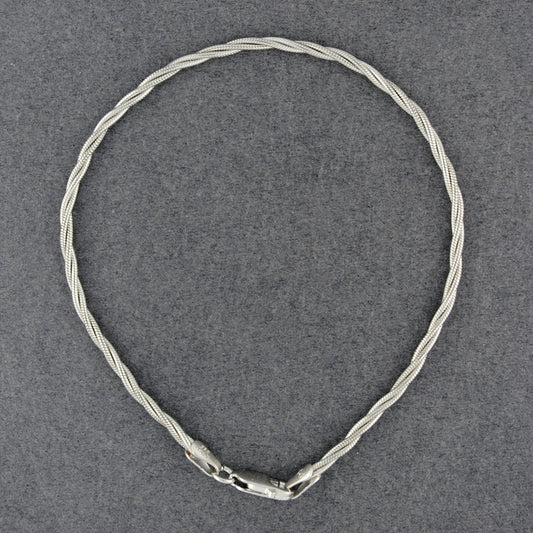 Sterling Silver Twisted Chain Bracelet