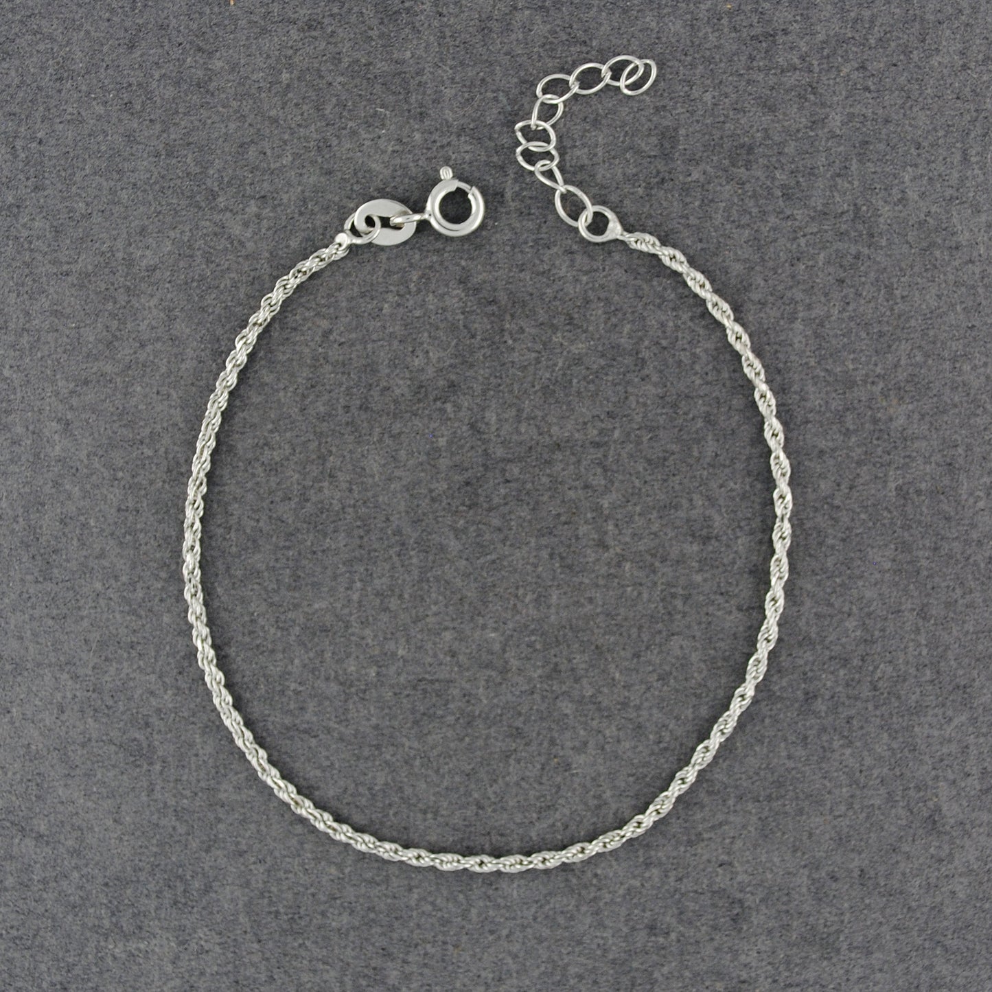 Sterling Silver Light Rope Bracelet