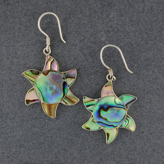 Abalone Sun Earrings