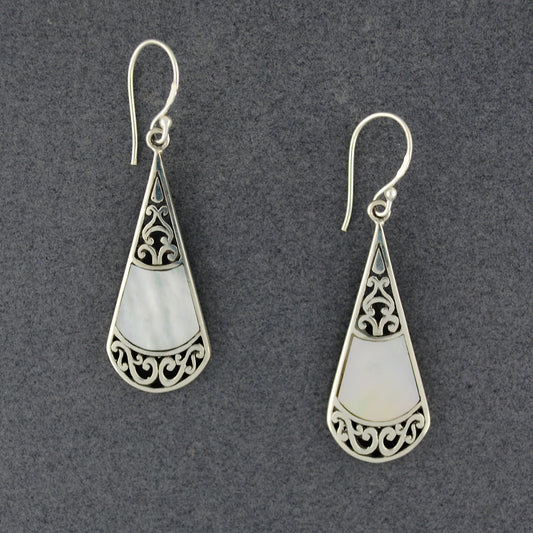 Mother of Pearl Detailed Dangle Earrings