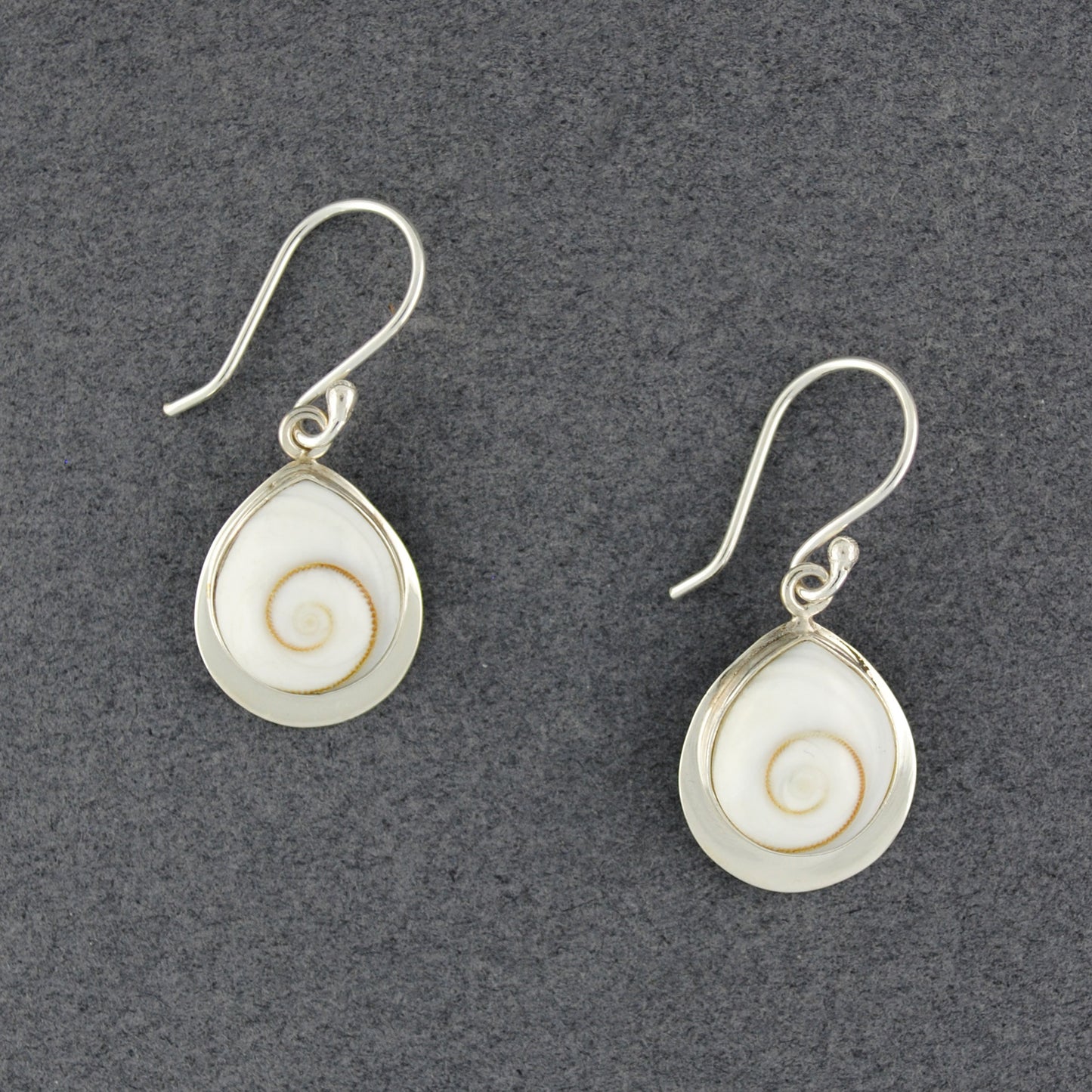 Shiva's Eye Off Set Teardrop Earrings