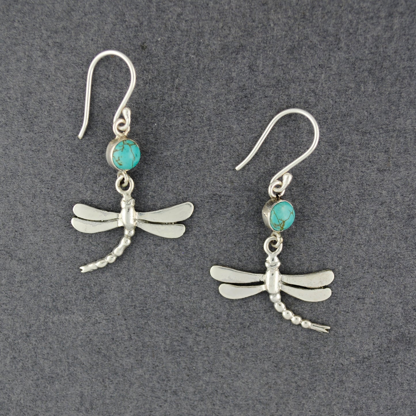 Turquoise Dragonfly Earrings