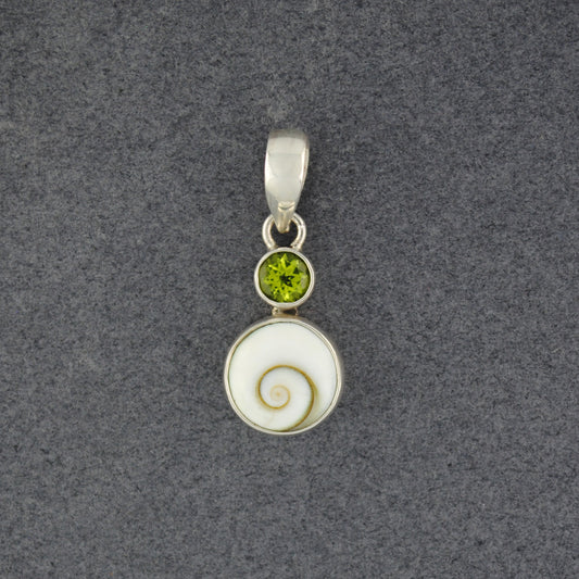 Shiva's Eye & Peridot Pendant