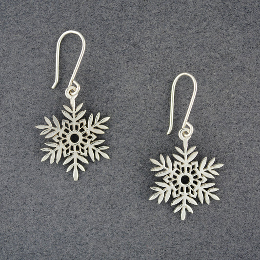 Sterling Silver Limited Edition 2024 Snowflake Earrings