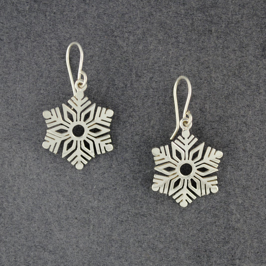 Sterling Silver Limited Edition 2025 Snowflake Earrings