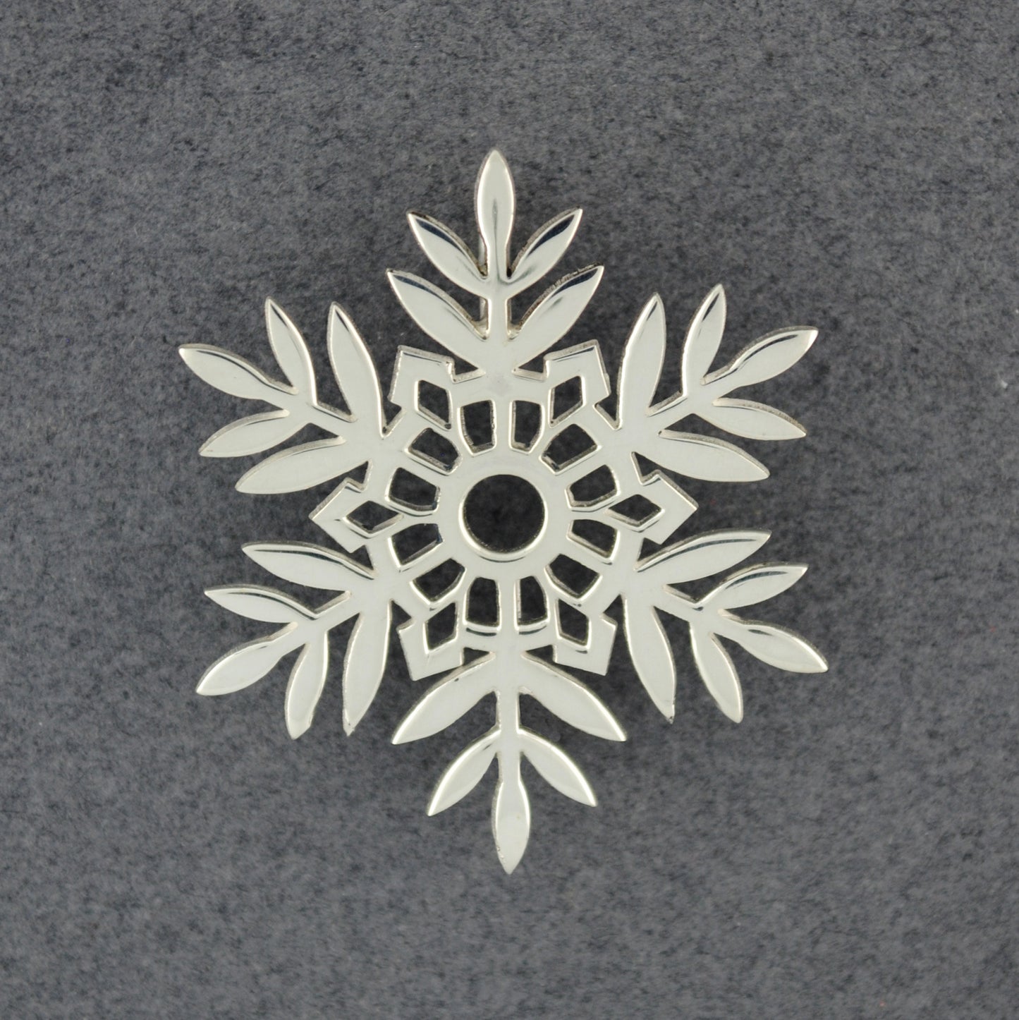 Sterling Silver Limited Edition 2024 Snowflake Pendant