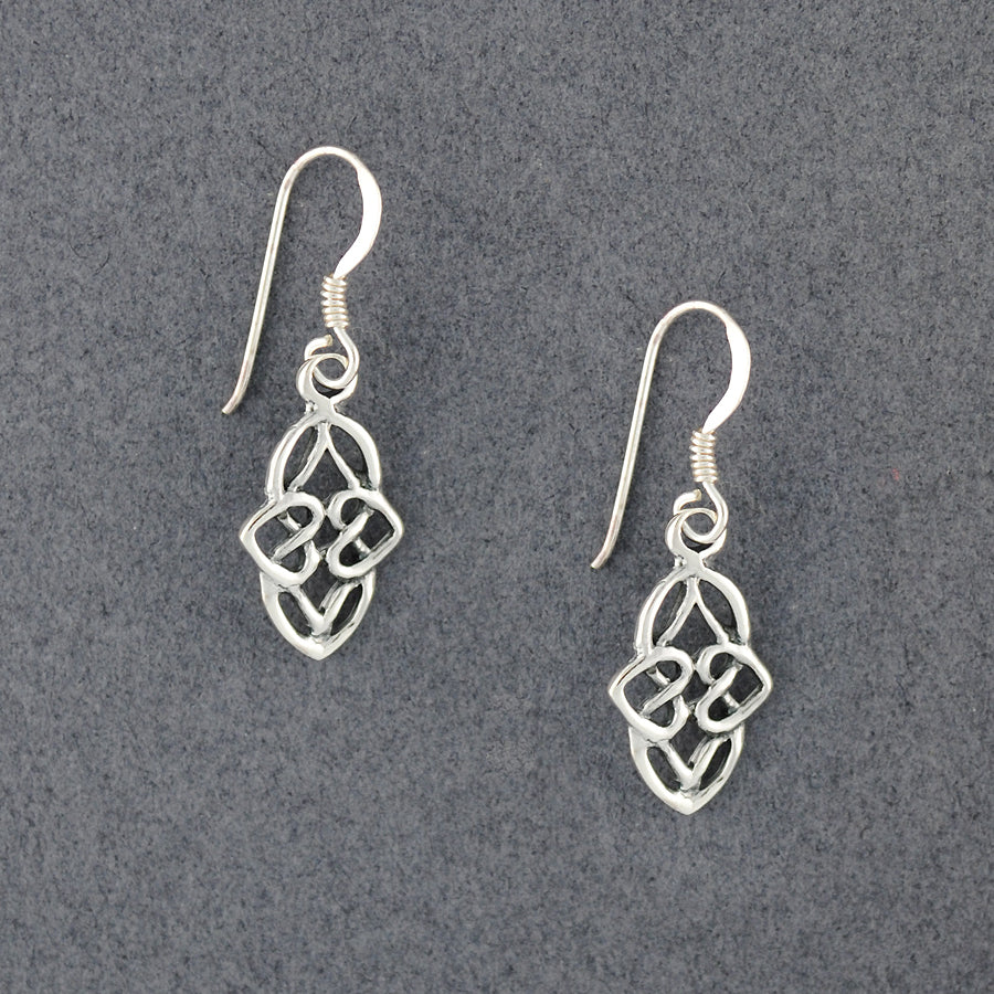 Sterling Silver Celtic Woven Knot Earrings