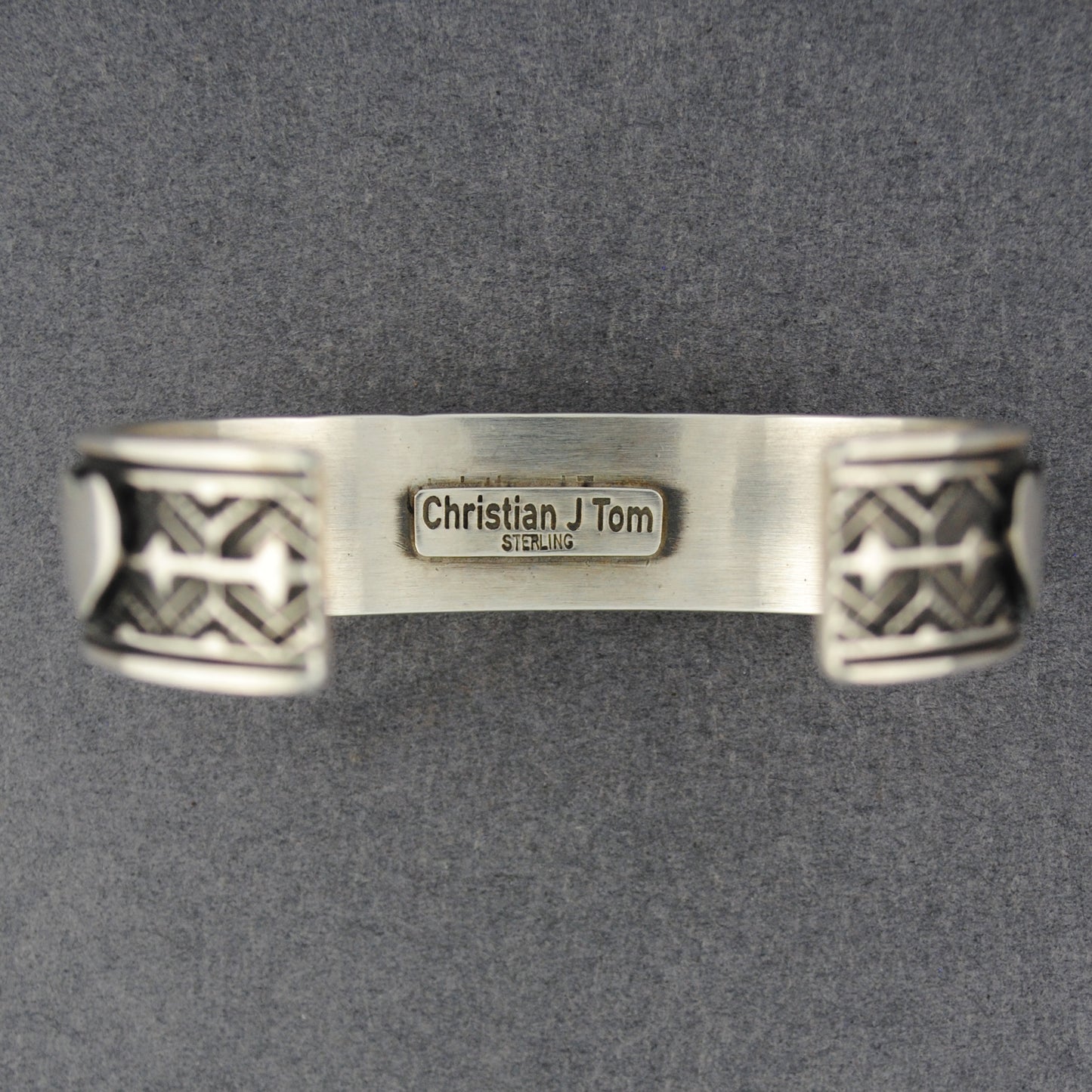 Christian Tom Heart Cuff Bracelet - Navajo