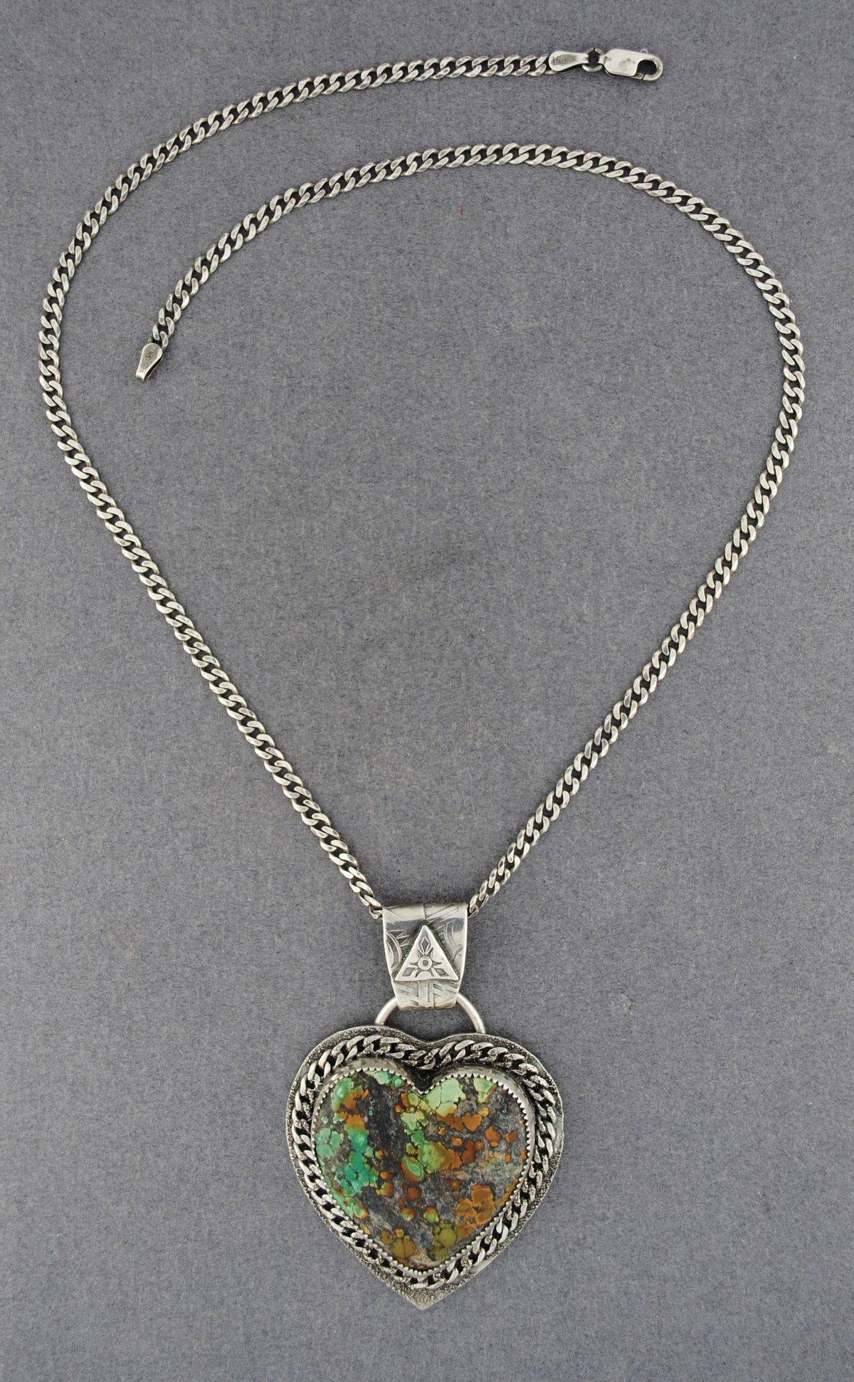Metalstory Turquoise Heart Necklace